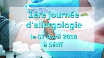 1ère journée dallergologie - 07 Avril 2018 à Sétif 