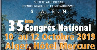 35éme Congrès annuel SAEM-10/10/2019 au 12/10/2019, à l’Hôtel Mercure à Alger