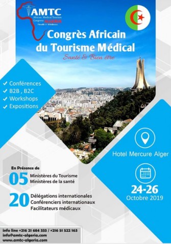 Congrès Africain du tourisme médical - 24 au 26 Octobre 2019 à Alger