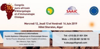 10ème Congrès Euro-Africain dAllergologie et dImmunologie Clinique -  12 au 14 Juin 2019 à Alger
