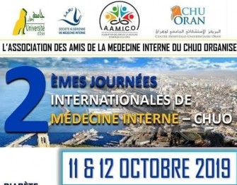 2ème Journées Internationales De Médecine Interne Du Chu Oran- Les 11.12 octobre 2019 à l’Hôtel Phœnix, Oran