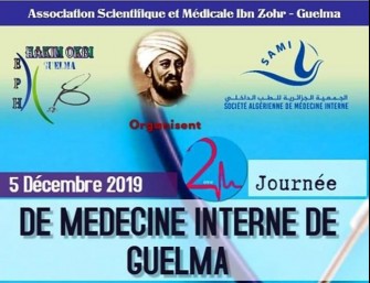  02 Journée Nationale de Médecine Interne de Guelma (JNMG)-05 Décembre 2019