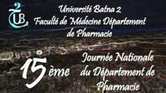 15ème journée nationale du département de pharmacie - 16 et 17 Mars 2018 à Batna