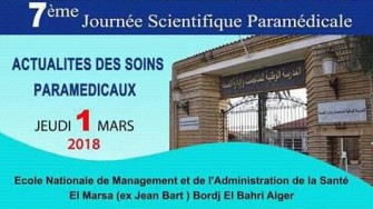 7ème journée scientifique paramédicale - 01 mars 2018 à Bordj El Bahri, Alger