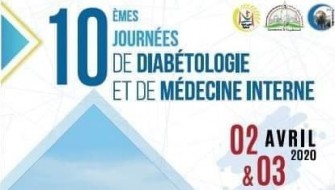 10 émes journées de diabétologie et de médecine interne- Les 2 et 3 avril 2020, Constantine